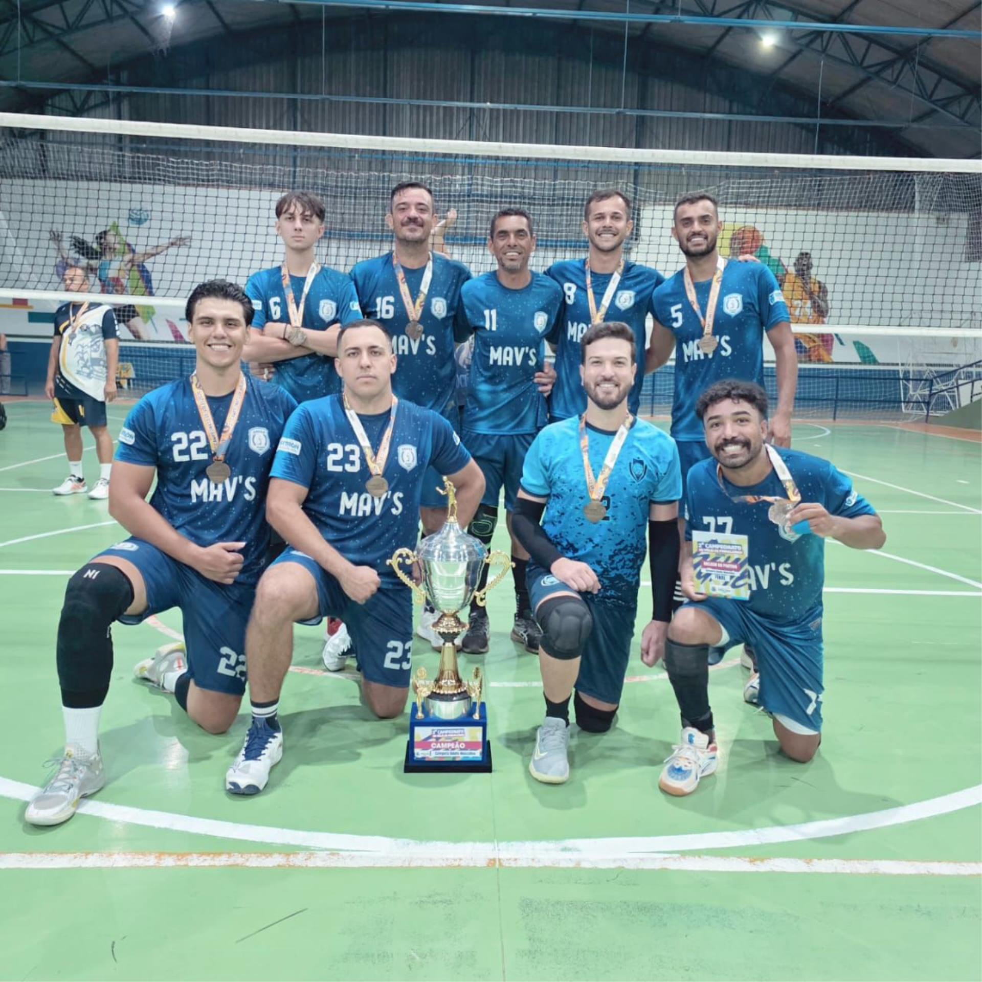 Dallas Voleibol &eacute; campe&atilde; em Pinhalzinho (2)