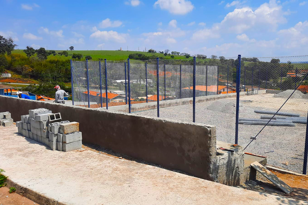 Obras no CILES do bairro Marina estão dando forma ao novo equipamento  esportivo - Prefeitura de Bragança Paulista