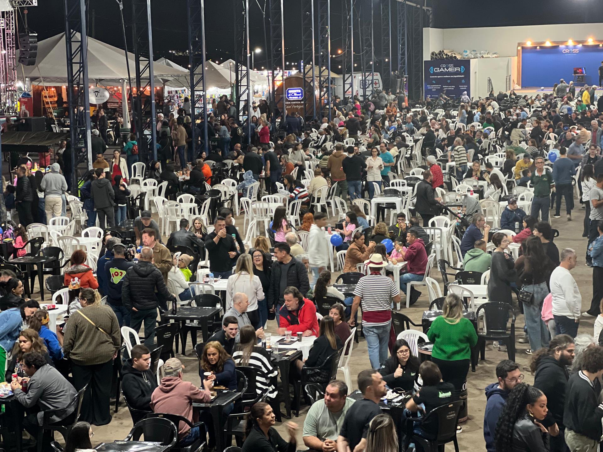 Festival da Linguiça de 2024 no novo galpão de exposições - Arquivo SECOM