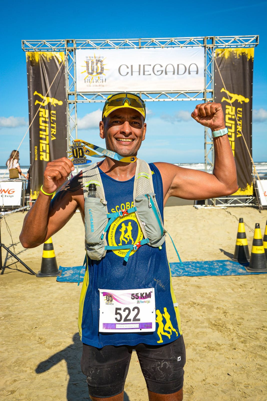 Atleta da GCM de Bragan&ccedil;a Paulista se destaca na 2&ordf; Ultramaratona de Bertioga e conquista o 5&ordm;  (3)