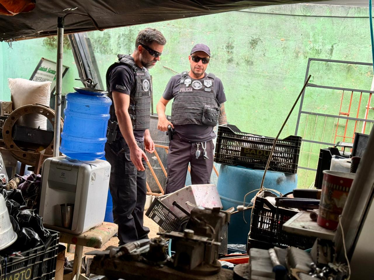 Operação Falcão Negro fiscaliza estabelecimentos de reciclagem e combate crimes de receptação em Bragança Paulista (1)