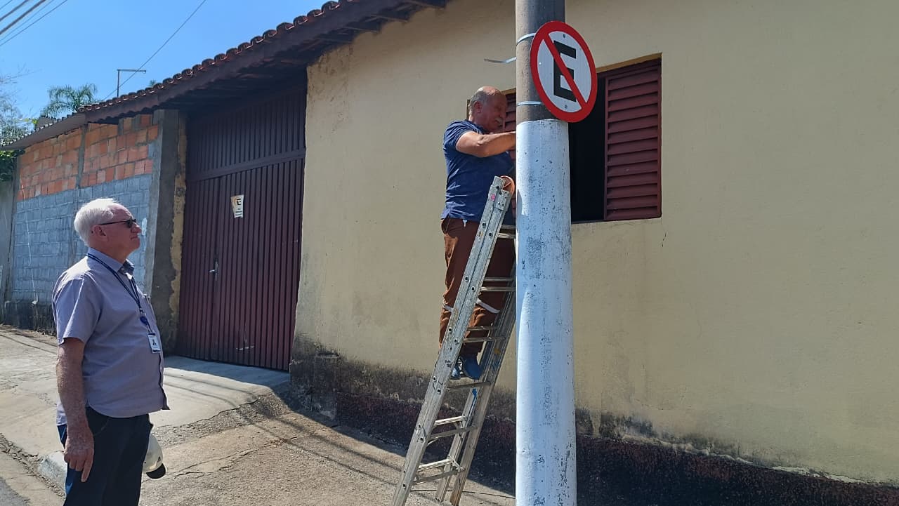 Sinaliza&ccedil;&atilde;o Rua Basilio Ribeiro da Costa - Jd Recreio