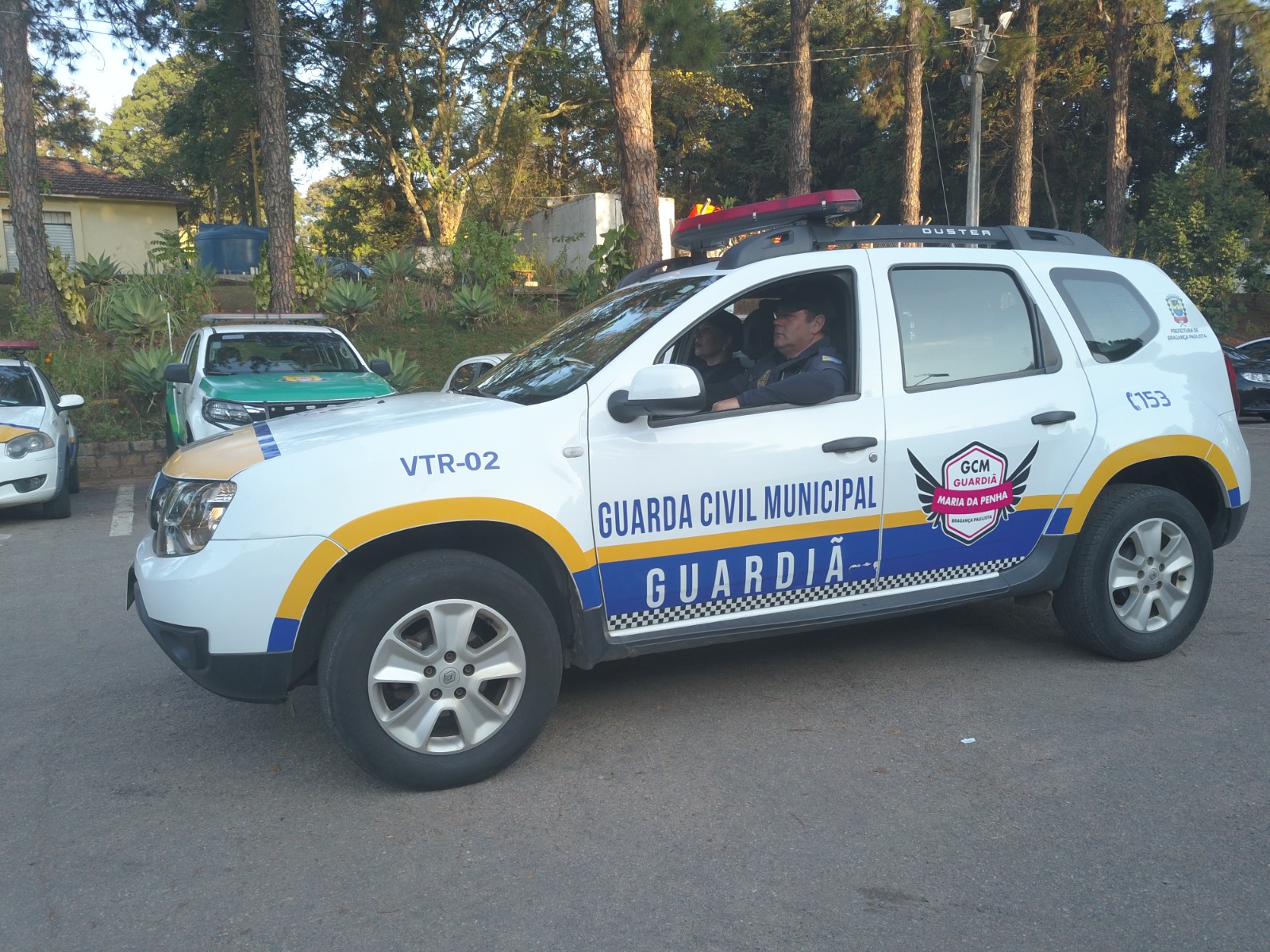 Viatura do Projeto Guardi&atilde; Maria da Penha
