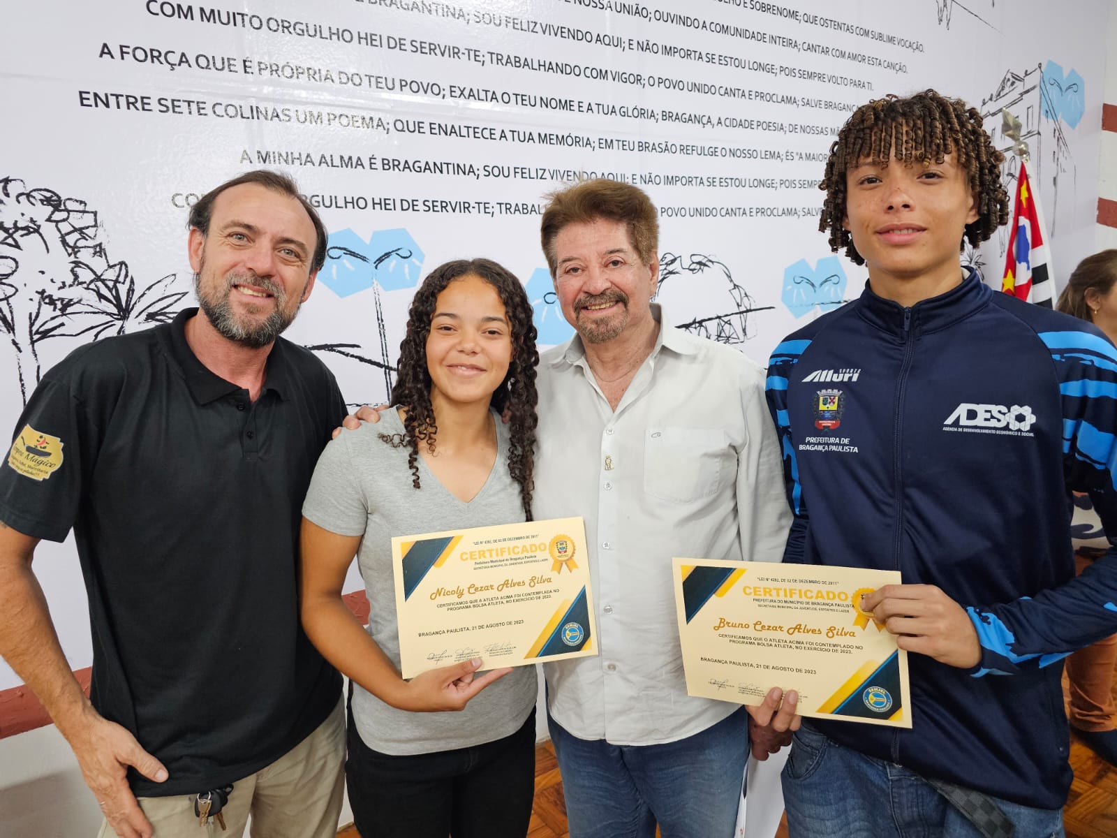 Entrega dos Certificados Bolsa Atleta 01