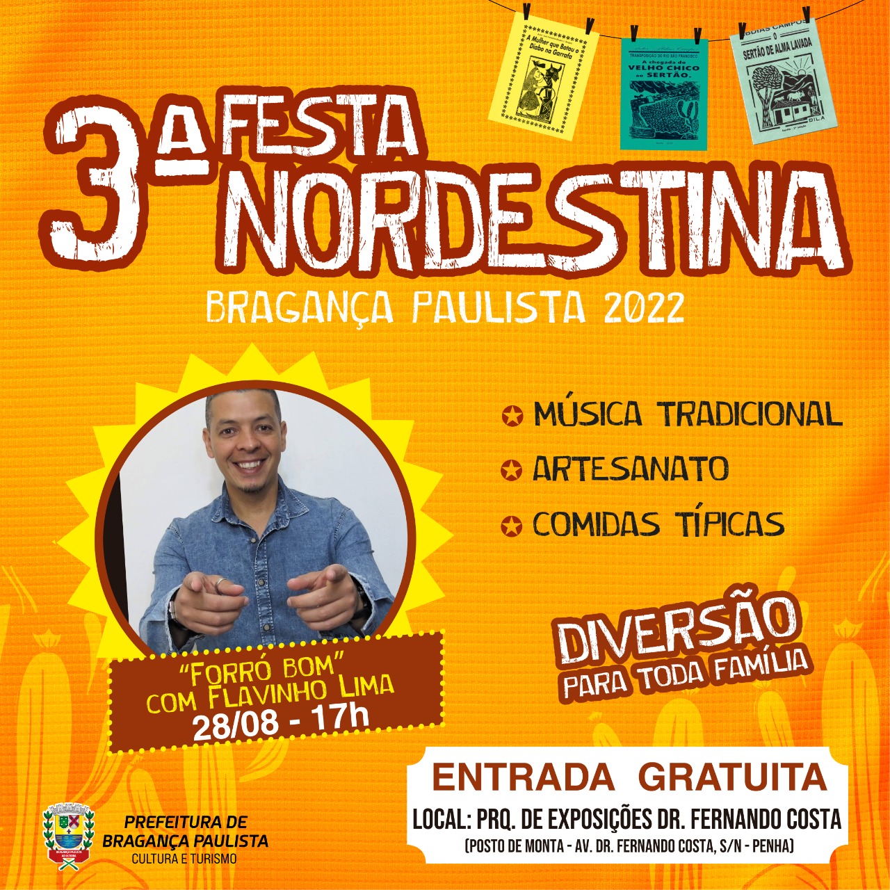12. ARTE_Festa Nordestina_Show musical “Forró bom” com Flavinho Lima