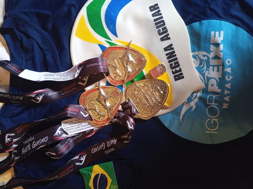 Atleta de Bragan&ccedil;a Paulista conquista ouro no circuito master de nata&ccedil;&atilde;o (2)