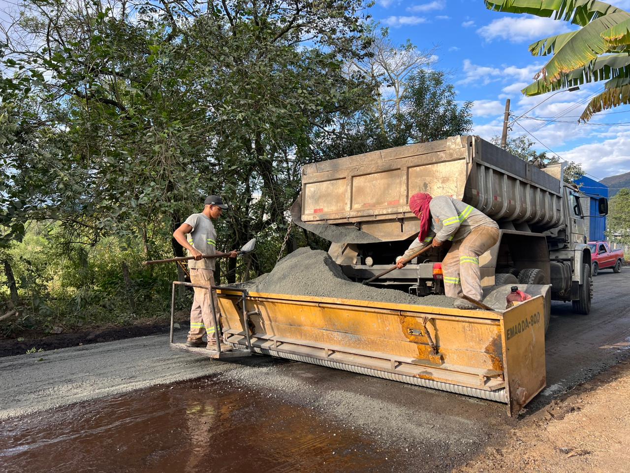 Prefeitura de Bragança Paulista inicia obras de Tratamento Anti-pó na Estrada Aurélio Frias Fernandes (3)