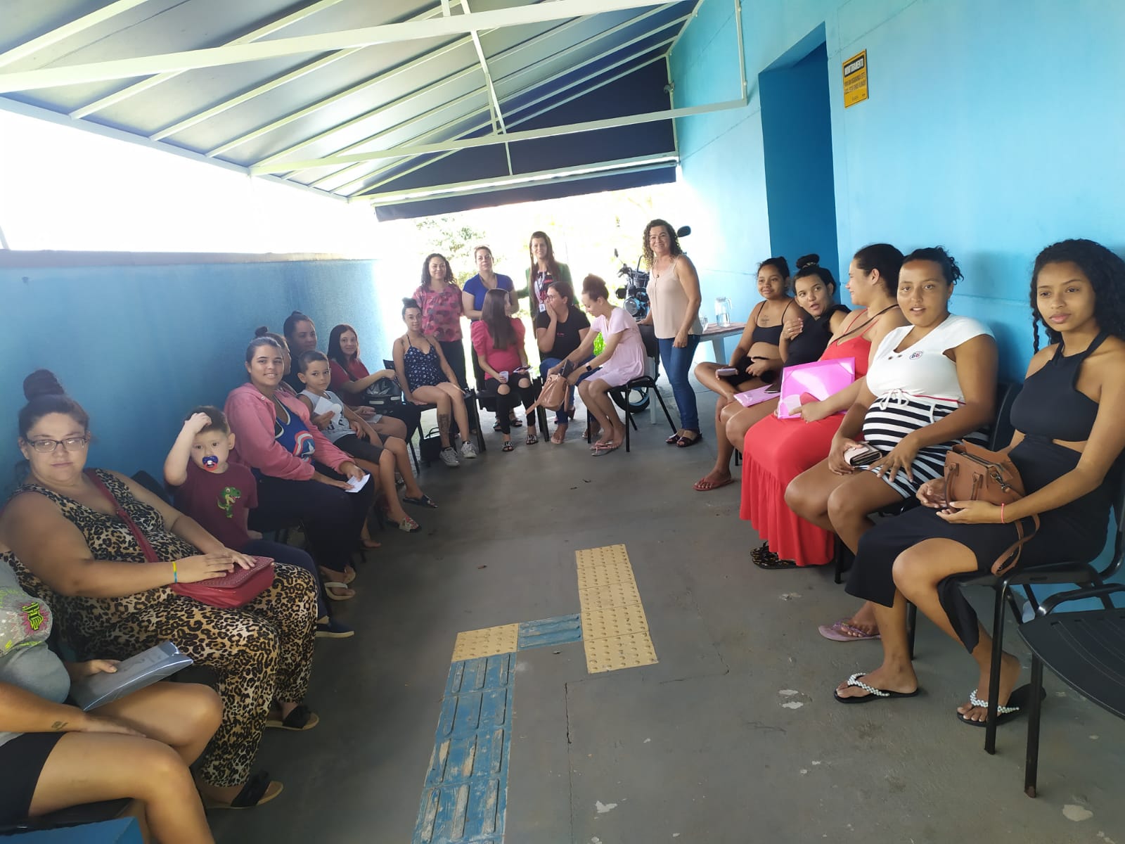 Grupo de Gestantes - Arquivo SECOM