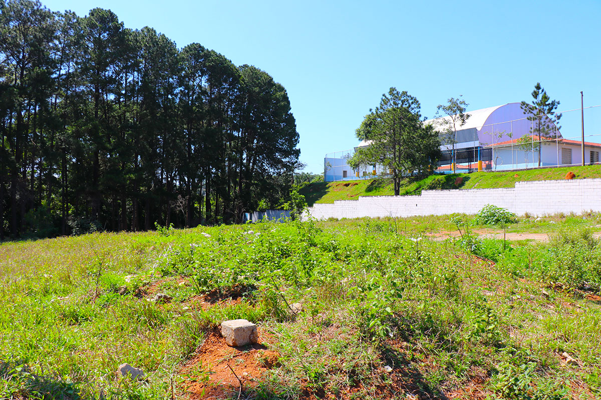 Terreno onde será construída a creche do Jardim Bonança