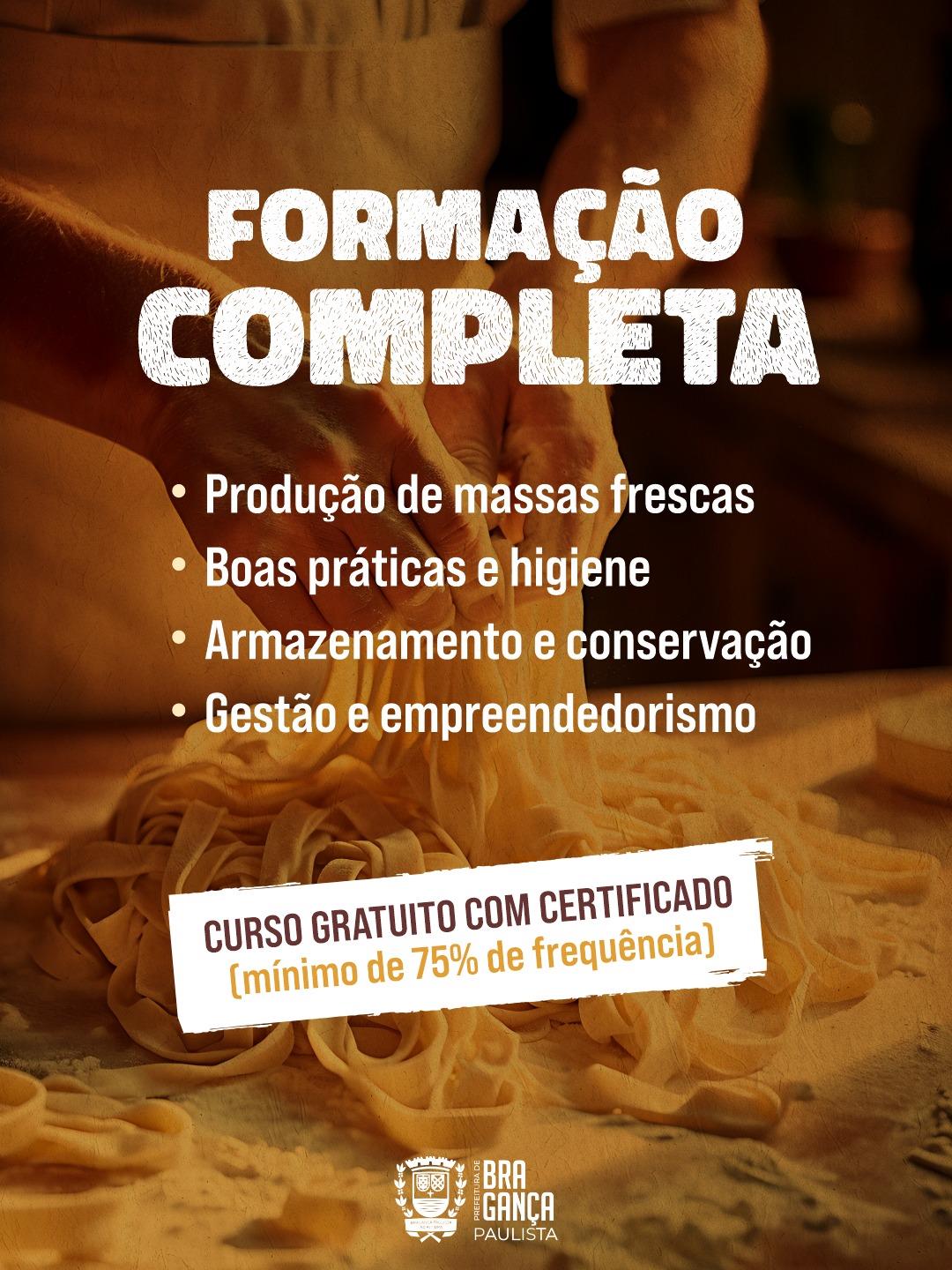 Capacitação gratuita oferece formação em produção e venda de massas frescas (2)