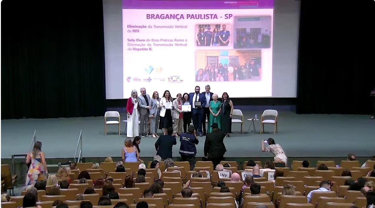 FOTO 2_MINISTÉRIO DA SAÚDE CERTIFICA BRAGANÇA PAULISTA NA ELIMINAÇÃO DA TRANSMISSÃO VERTICAL DE HIV_03-12-2025