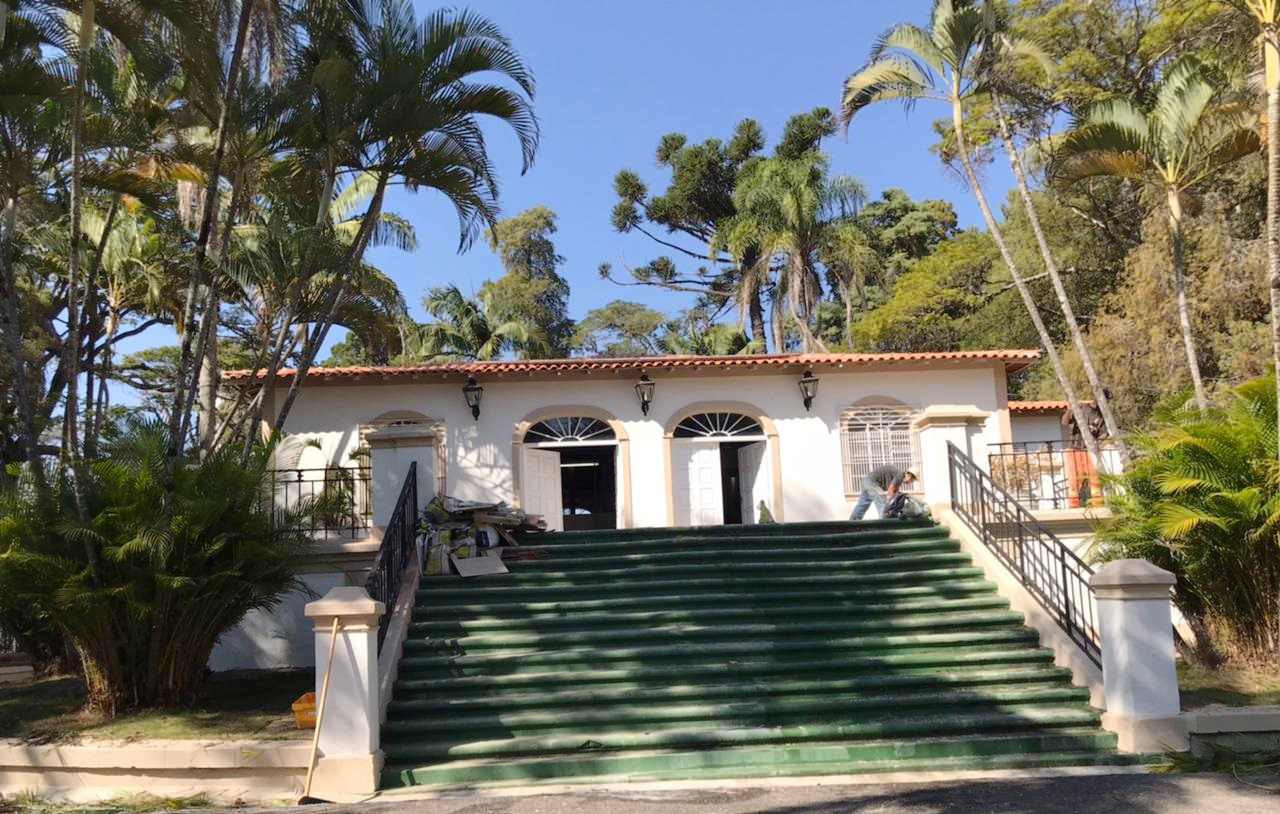 06.05.2021 Andamento da obra de revitalização do Jardim Público 4