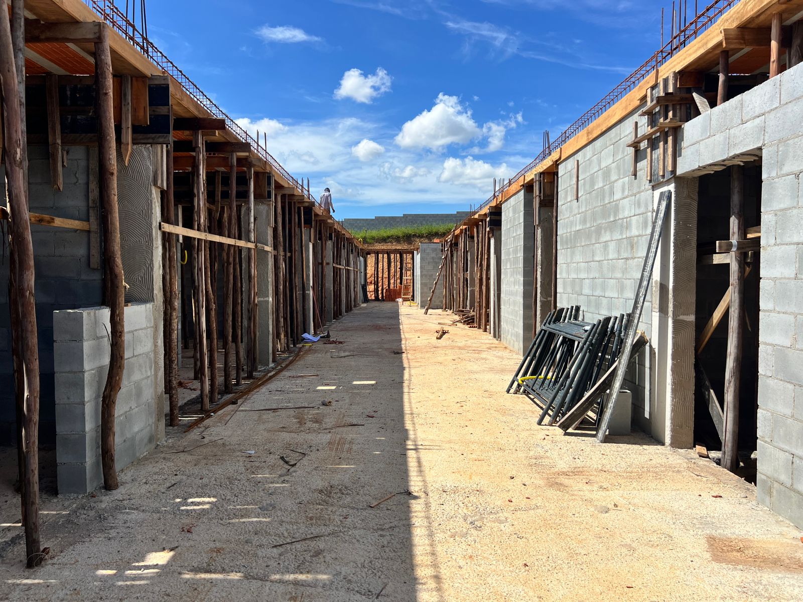 Obra da Creche Jardim Bonan&ccedil;a