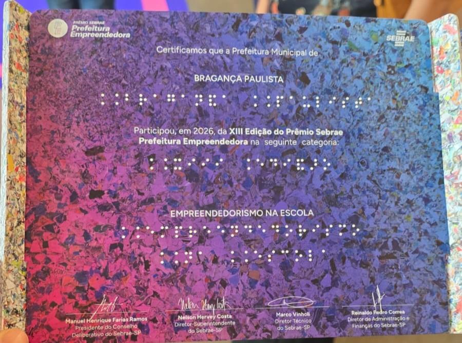 Bragan&ccedil;a Paulista &eacute; destaque em pr&ecirc;mio nacional de empreendedorismo (2)