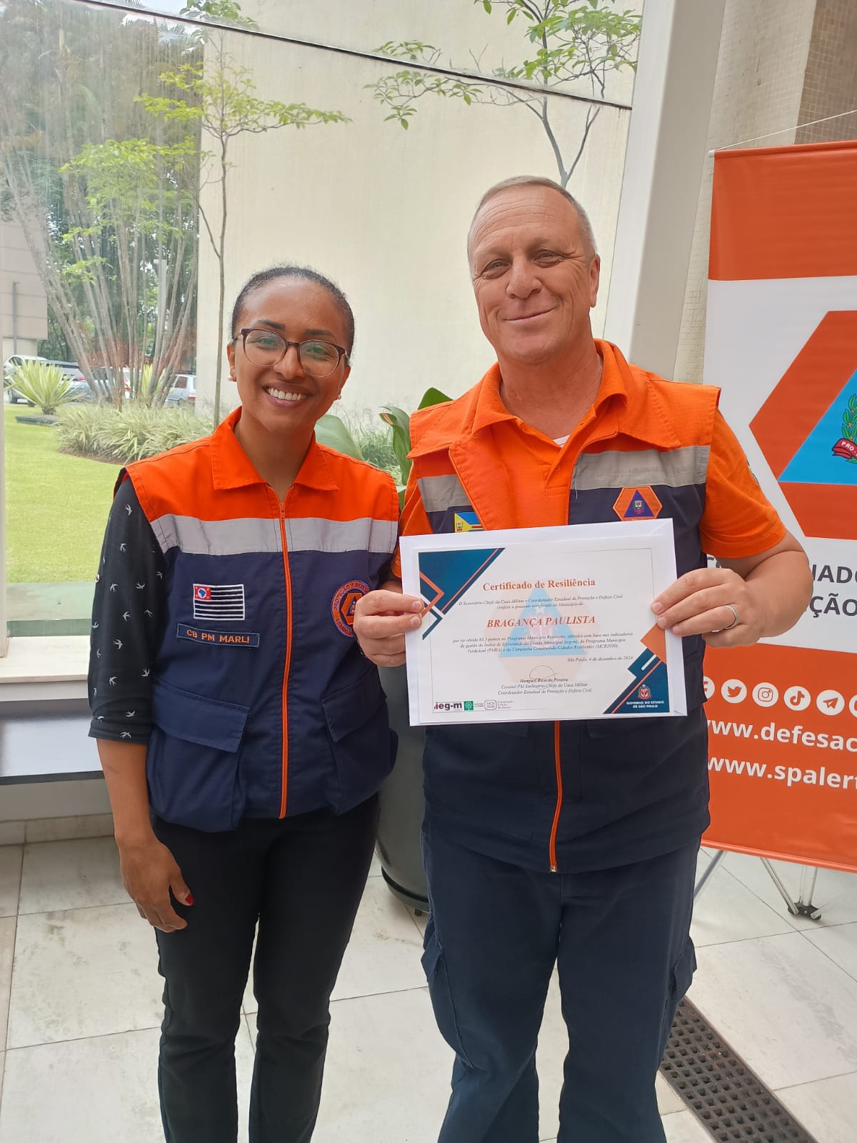 Bragança Paulista recebe Prêmio Município Resiliente 02