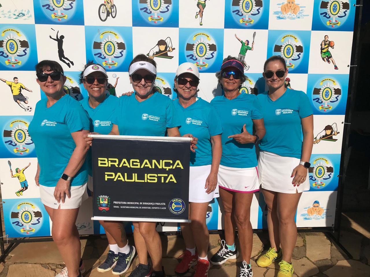 Equipe de T&ecirc;nis Feminino de Bragan&ccedil;a Paulista conquista o tricampeonato (1)