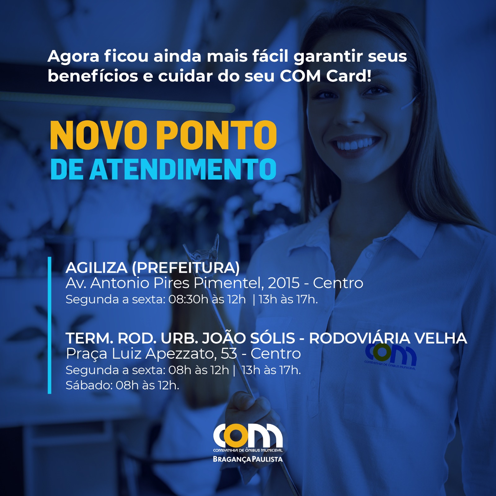 Novos pontos de atendimento para cart&otilde;es de transporte p&uacute;blico come&ccedil;am a funcionar em Bragan&ccedil;a Paulista (3)