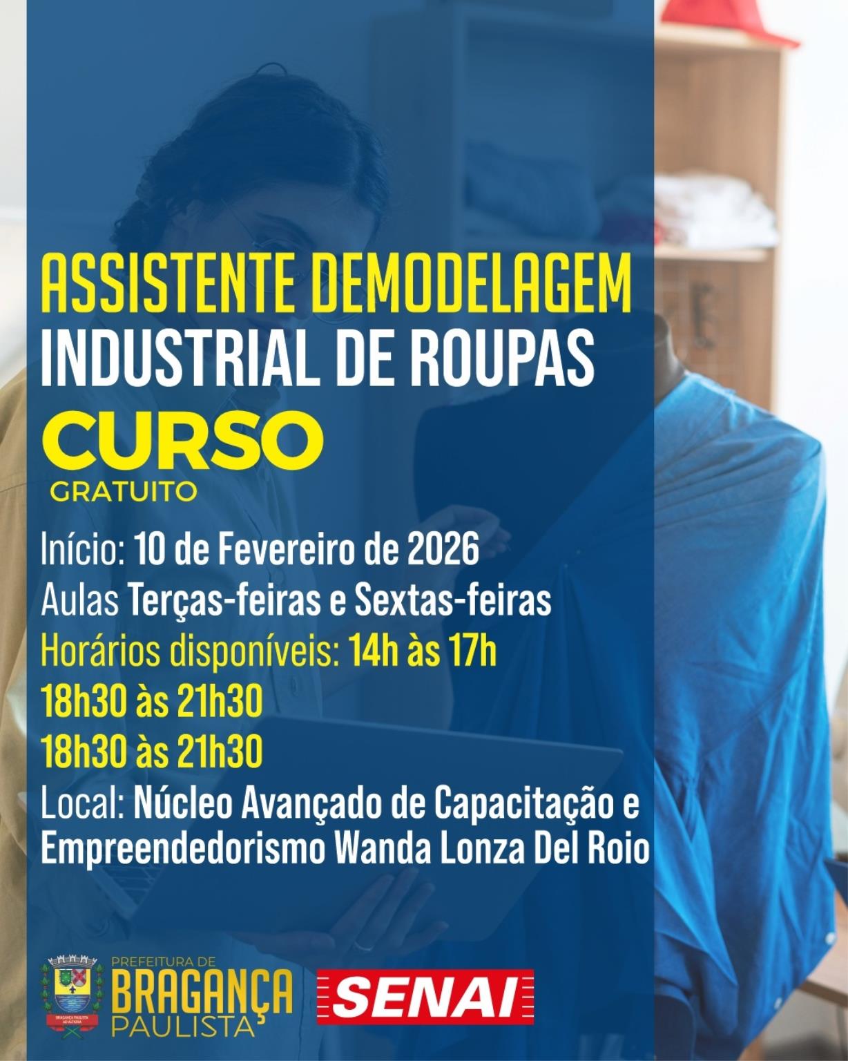 Capacita&ccedil;&otilde;es gratuitas do SENAI oferecem forma&ccedil;&atilde;o profissional em moda e gastronomia (2)