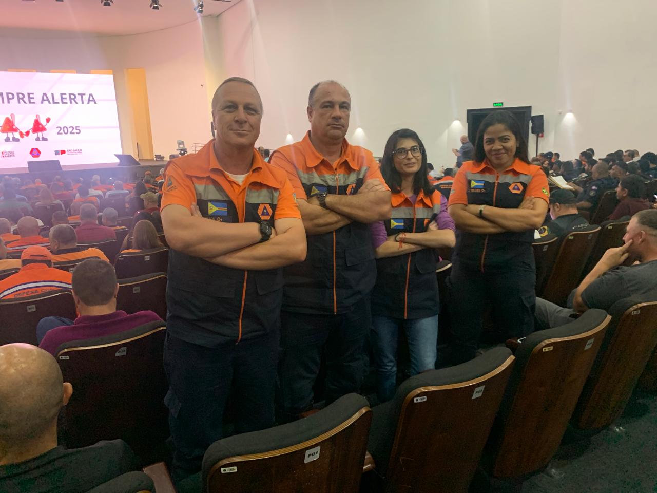 Defesa Civil de Bragan&ccedil;a Paulista em capacita&ccedil;&atilde;o