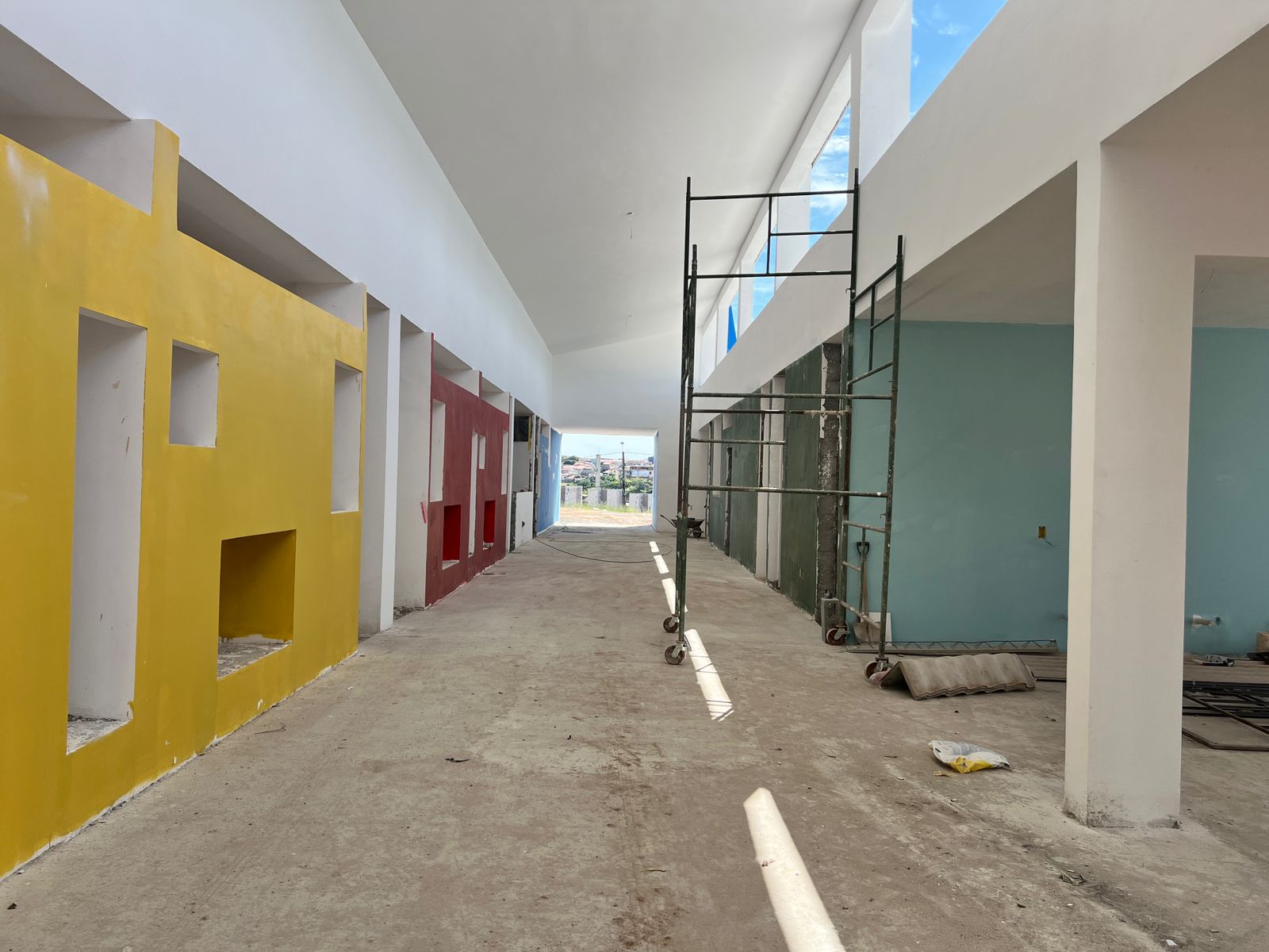 Obra da Creche Jardim do Cedro