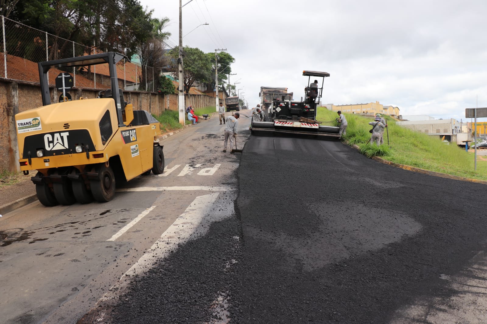 Recapeamento da Rua Antônio Torricelli, no São Lourenço