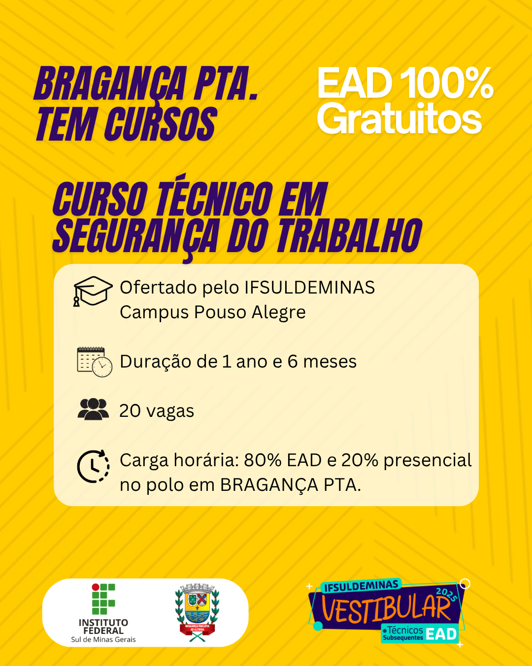 3 &Uacute;ltimos dias para se inscrever nos cursos t&eacute;cnicos gratuitos em EaD oferecidos em parceria com o IFS