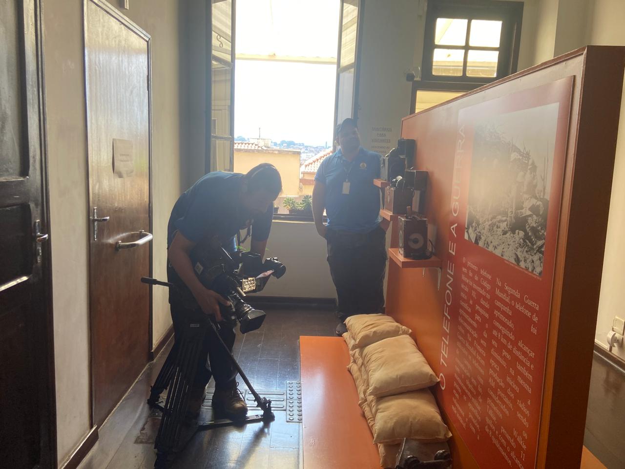 TV Aparecida exibe mat&eacute;ria especial sobre o Dia do Telefone no Museu do Telefone de Bragan&ccedil;a Paulista (4)
