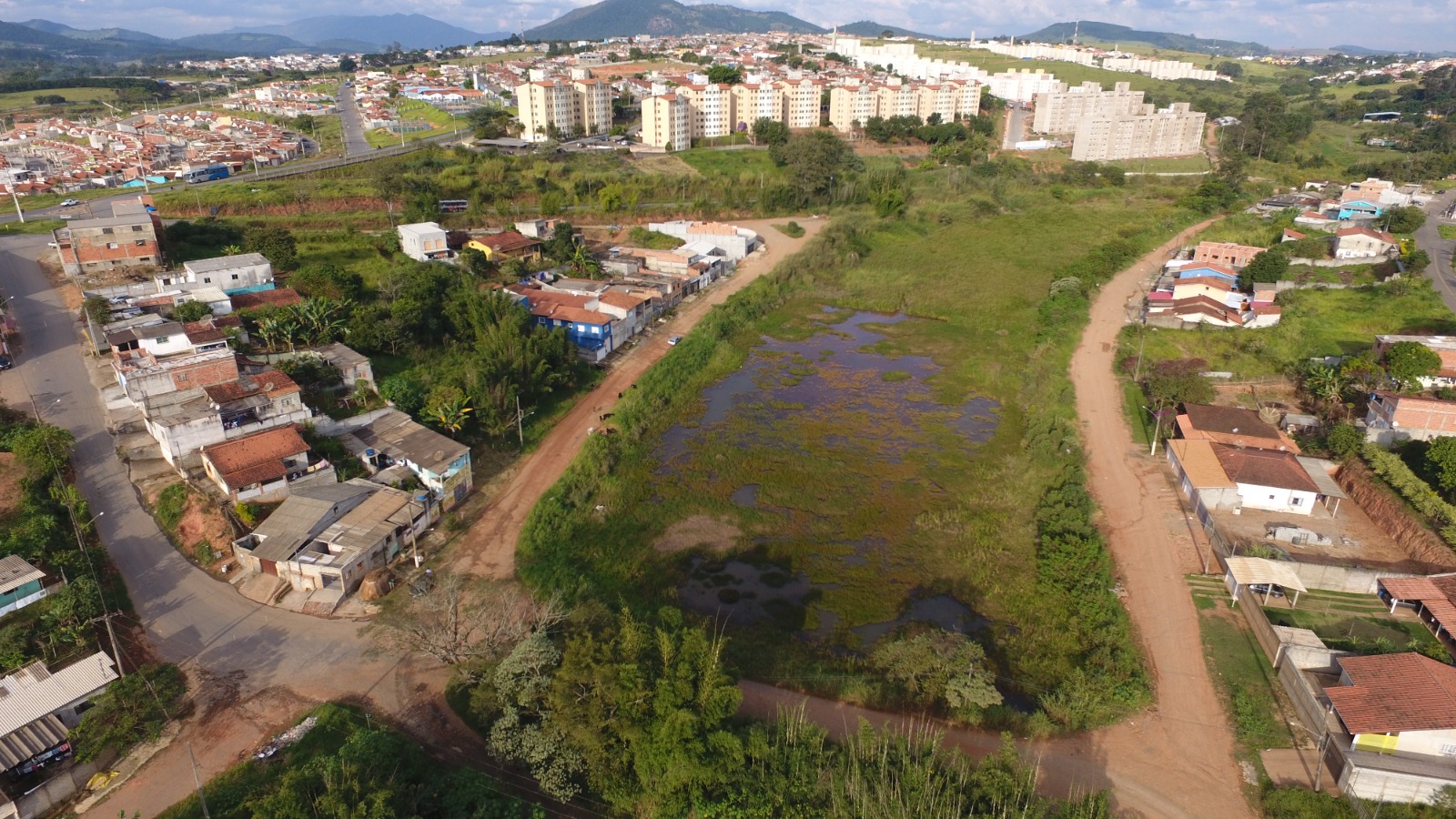 Lago da H&iacute;pica antes da revitaliza&ccedil;&atilde;o