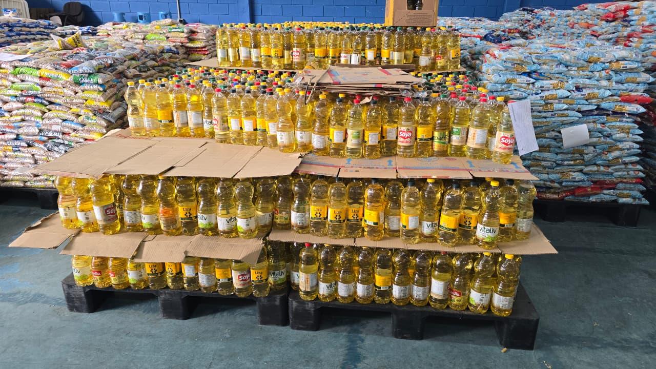 59&ordf; Expoagro e 32&ordf; Festa do Pe&atilde;o de Boiadeiro arrecada mais de 6 toneladas de alimentos com ingresso solid&aacute;rio  Foto 03