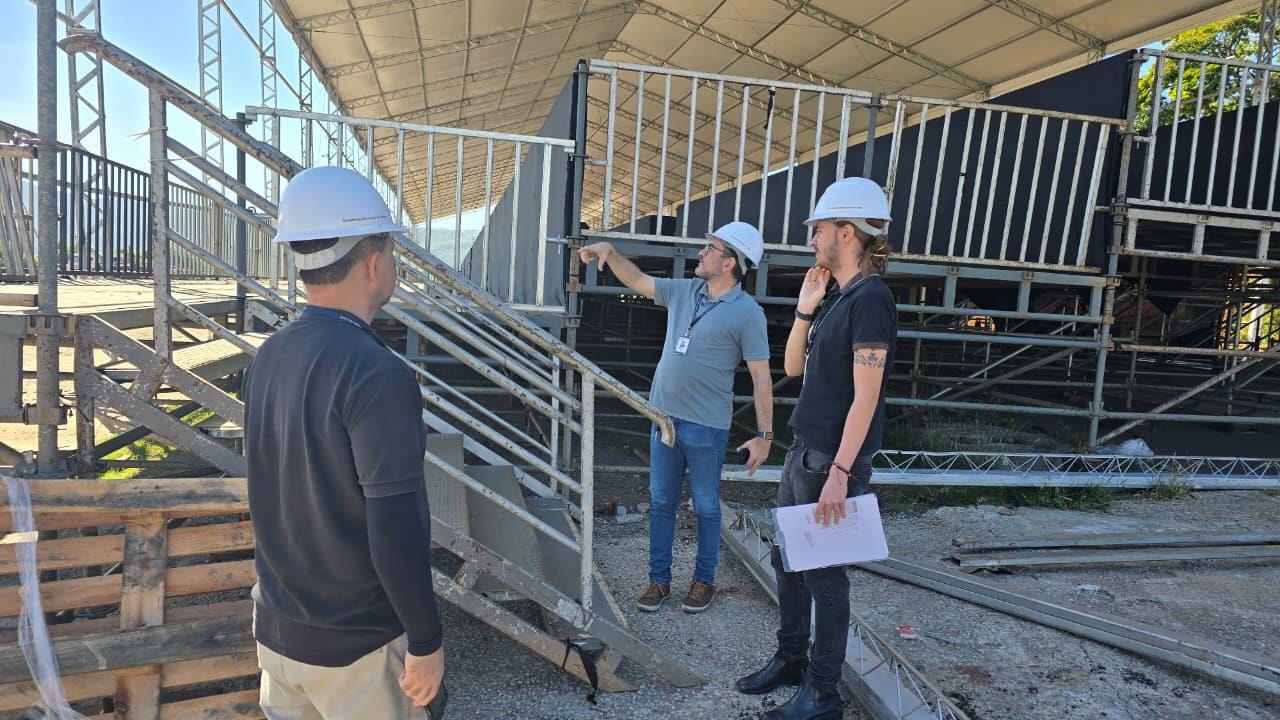 Estrutura da Expoagro e Festa do Pe&atilde;o entra na fase final de montagem Foto 03