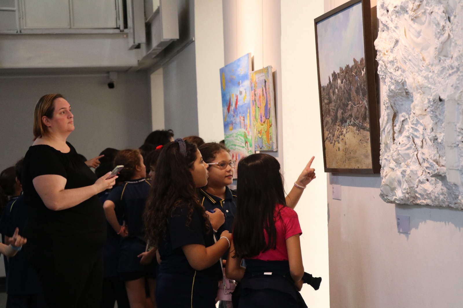 Alunos da E.M. Dr. Jorge Tibiriça na Exposição “Ocê Ano” (2)