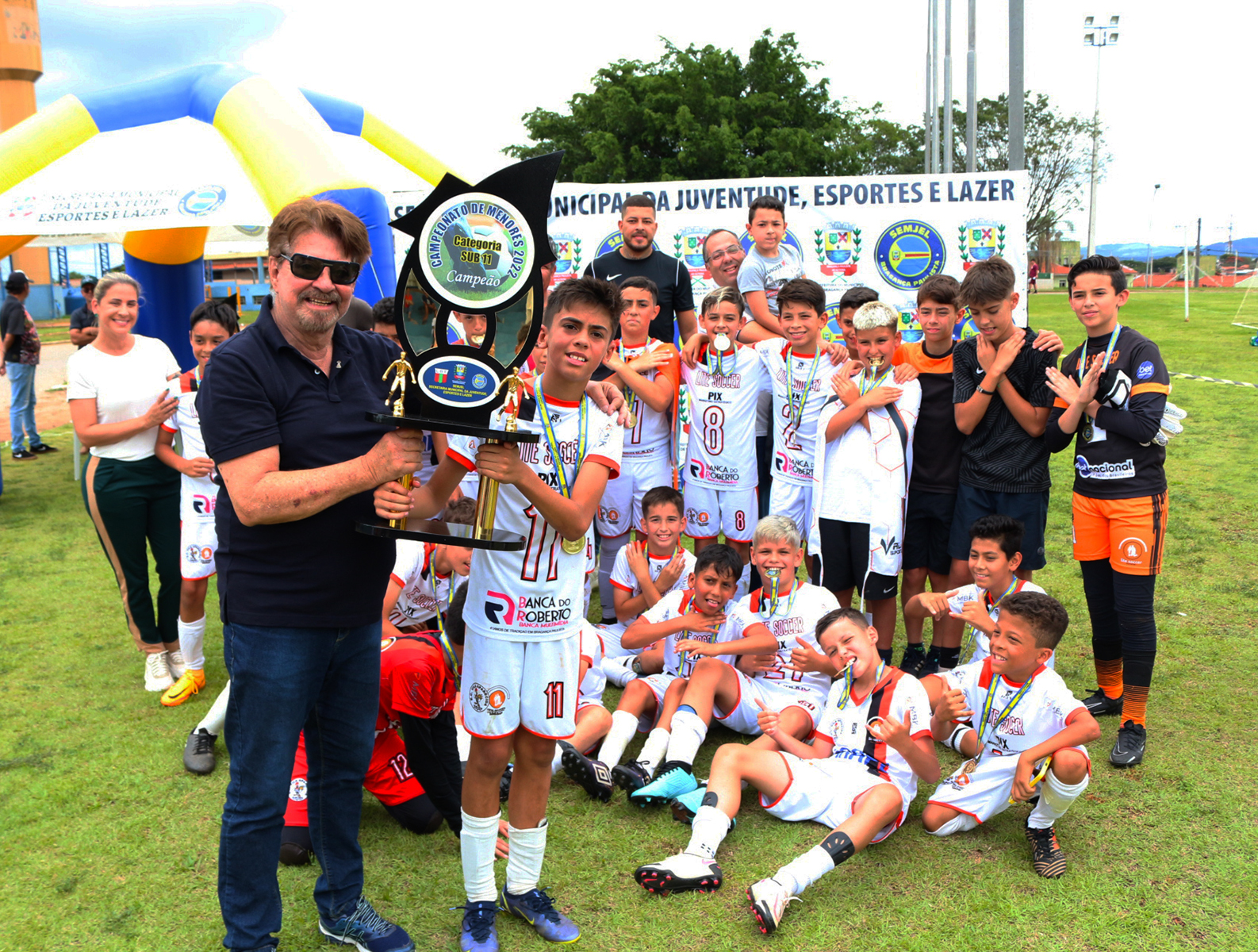 Campeonato de Futebol de Menores 2022 conhece os campeões