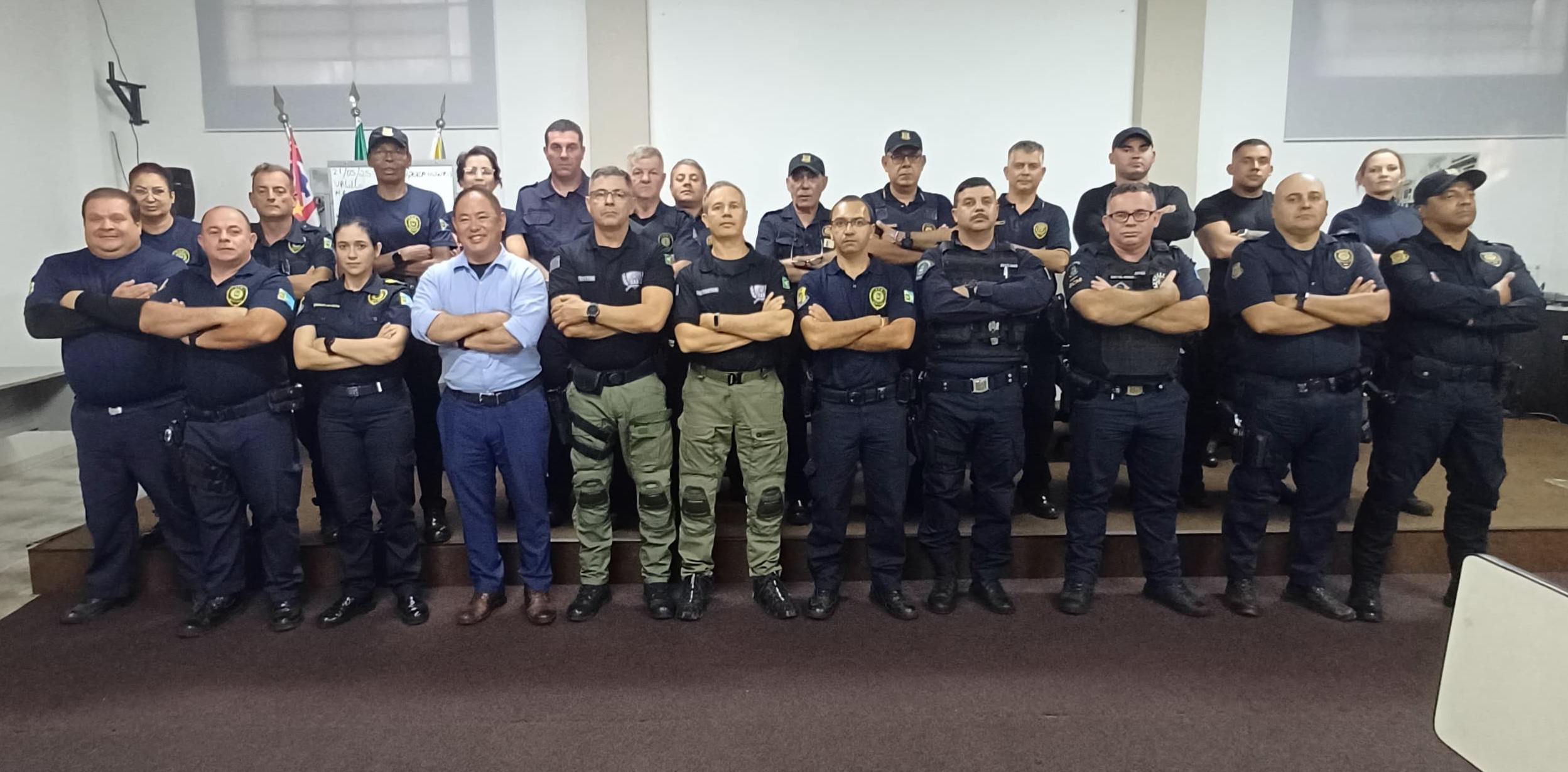 Guardas Municipais concluem est&aacute;gio de qualifica&ccedil;&atilde;o profissional em Bragan&ccedil;a Paulista