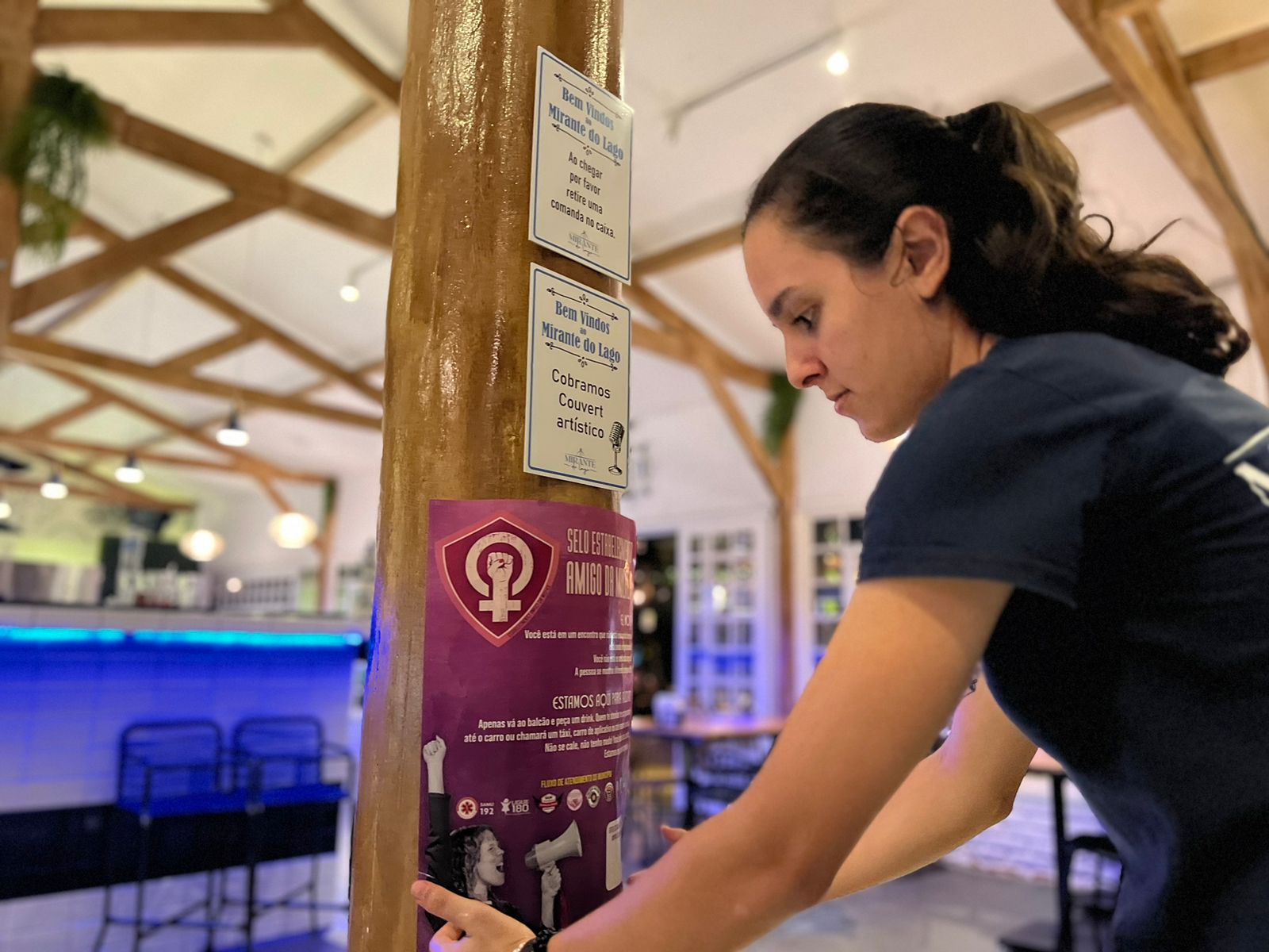 Selo Estabelecimento Amigo da Mulher Adesão Mirante do Lago 01