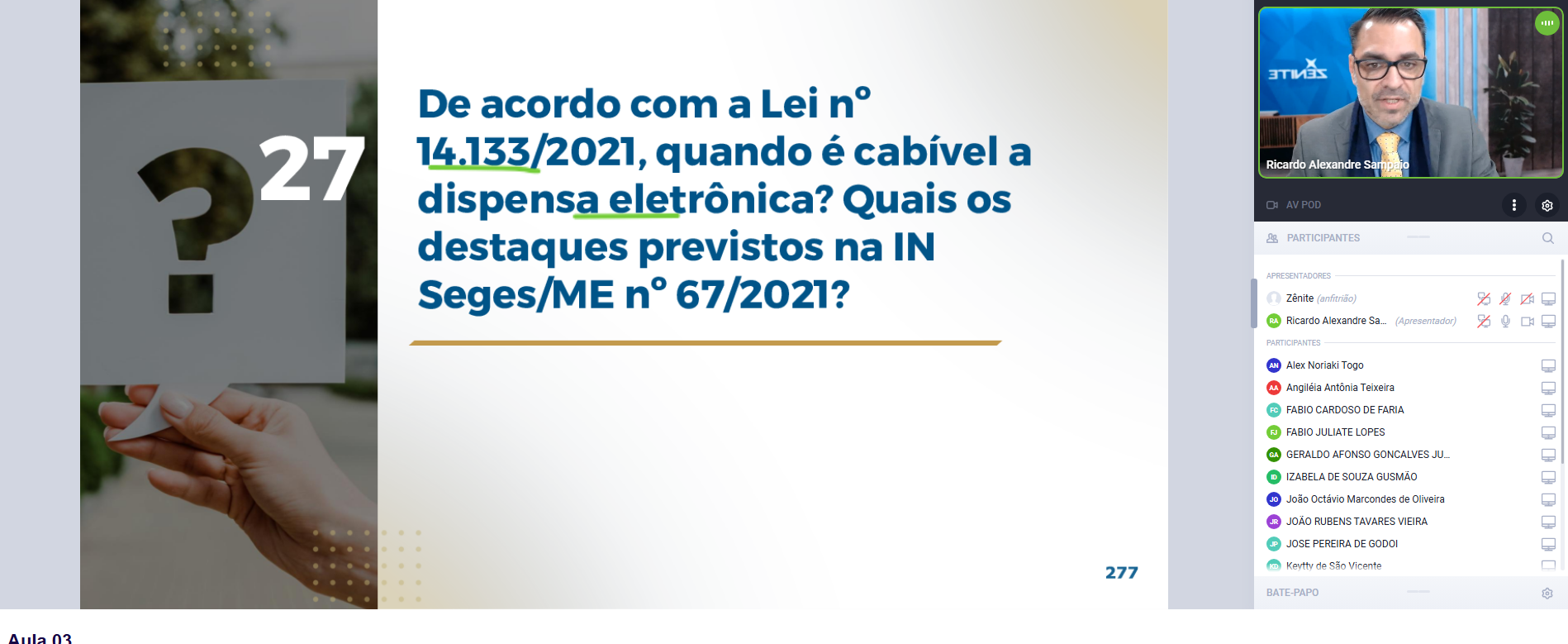 Moderniza&ccedil;&atilde;o administrativa Servidores municipais participam de imers&atilde;o sobre a Nova Lei de Licita&ccedil;&otilde;es (4)