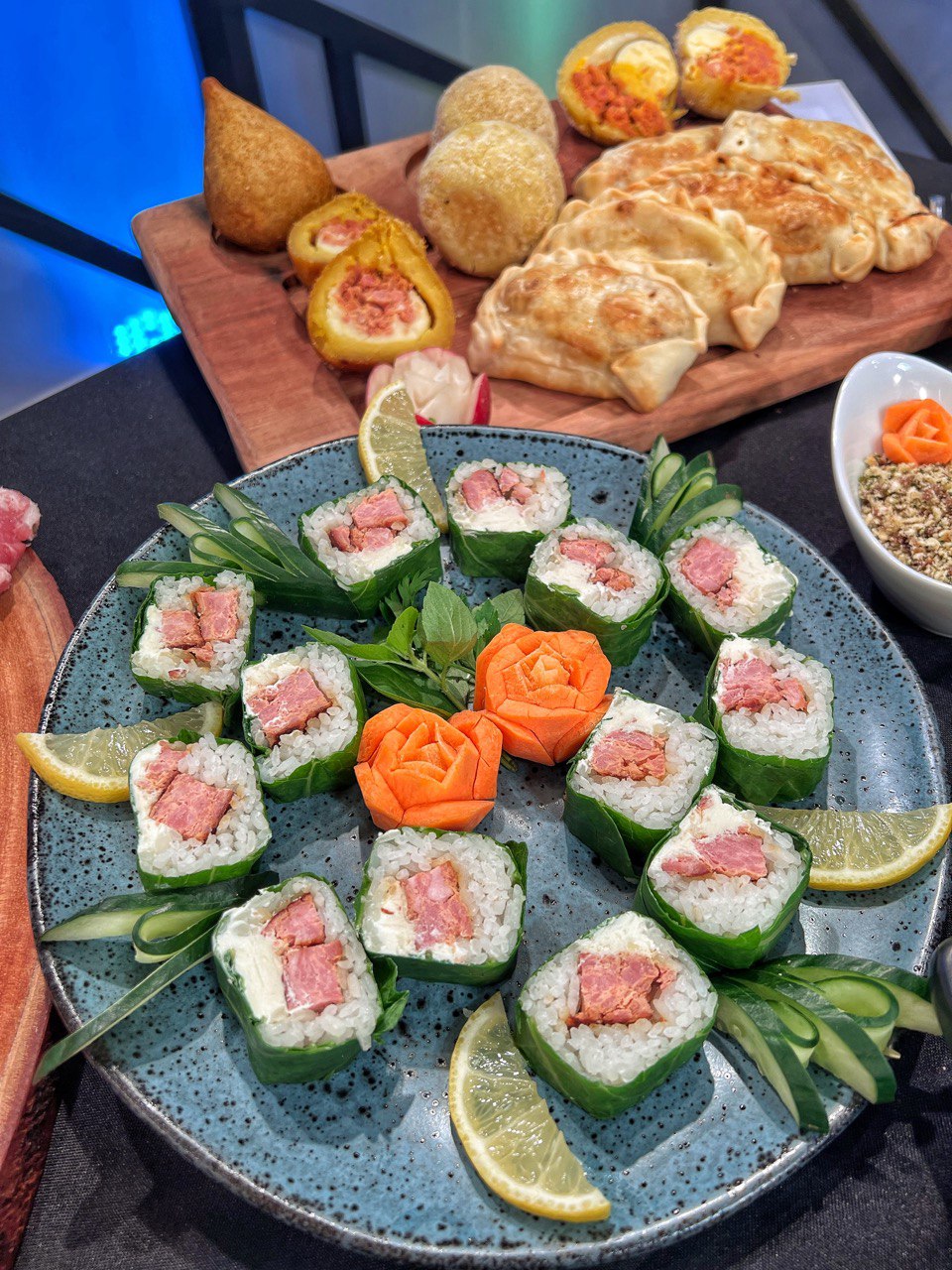 Sushi de Linguiça - Foto @divulgabraganca