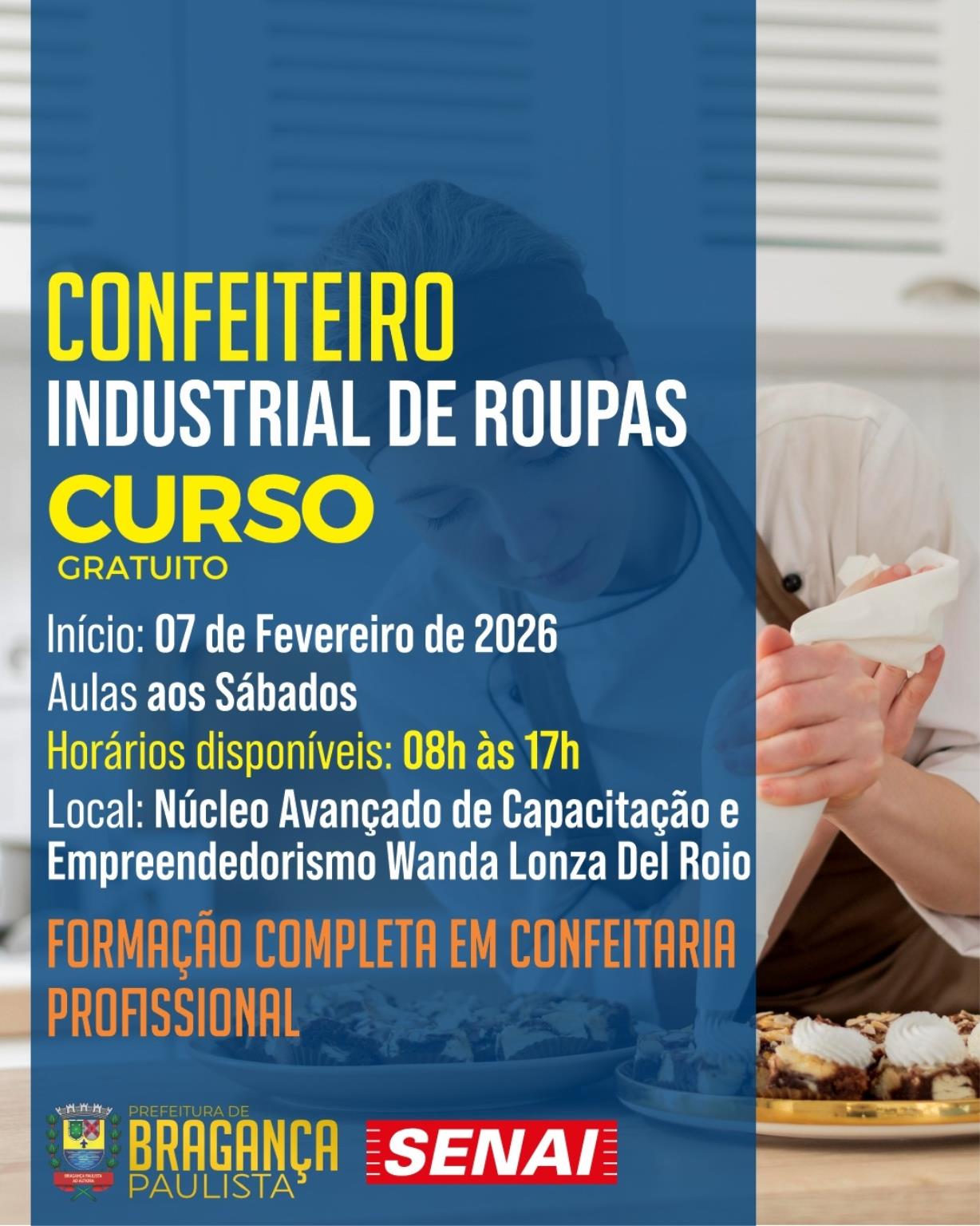Capacita&ccedil;&otilde;es gratuitas do SENAI oferecem forma&ccedil;&atilde;o profissional em moda e gastronomia (5)
