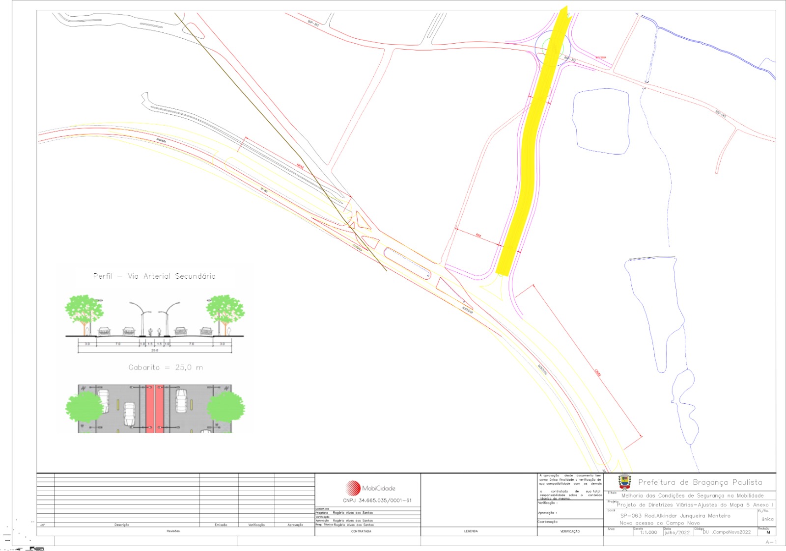 Projeto Liga&ccedil;&atilde;o Campo Novo
