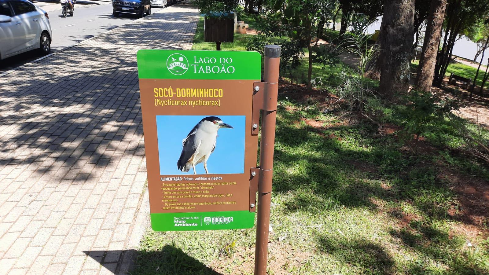 Parques urbanos passam a contar com novas placas educativas sobre fauna e conserva&ccedil;&atilde;o ambiental