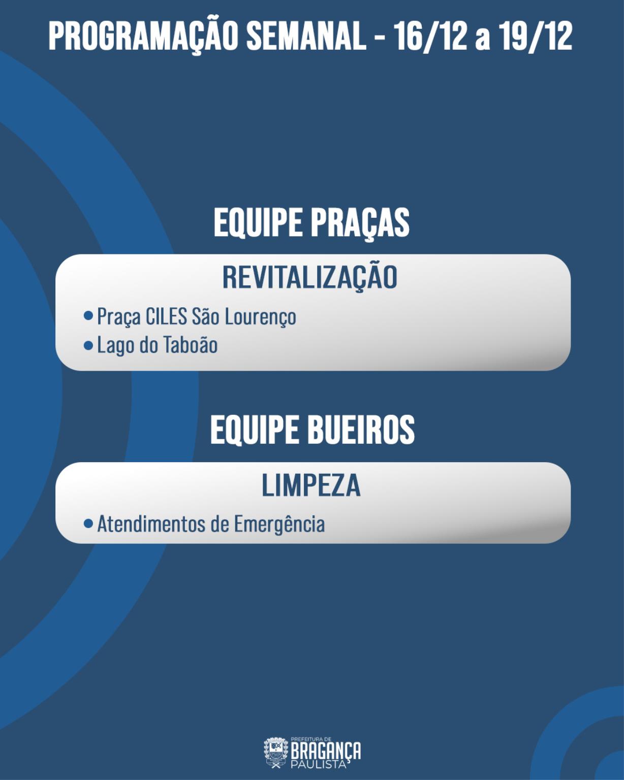 Feed Confira a programação de serviços e zeladoria da semana (7)