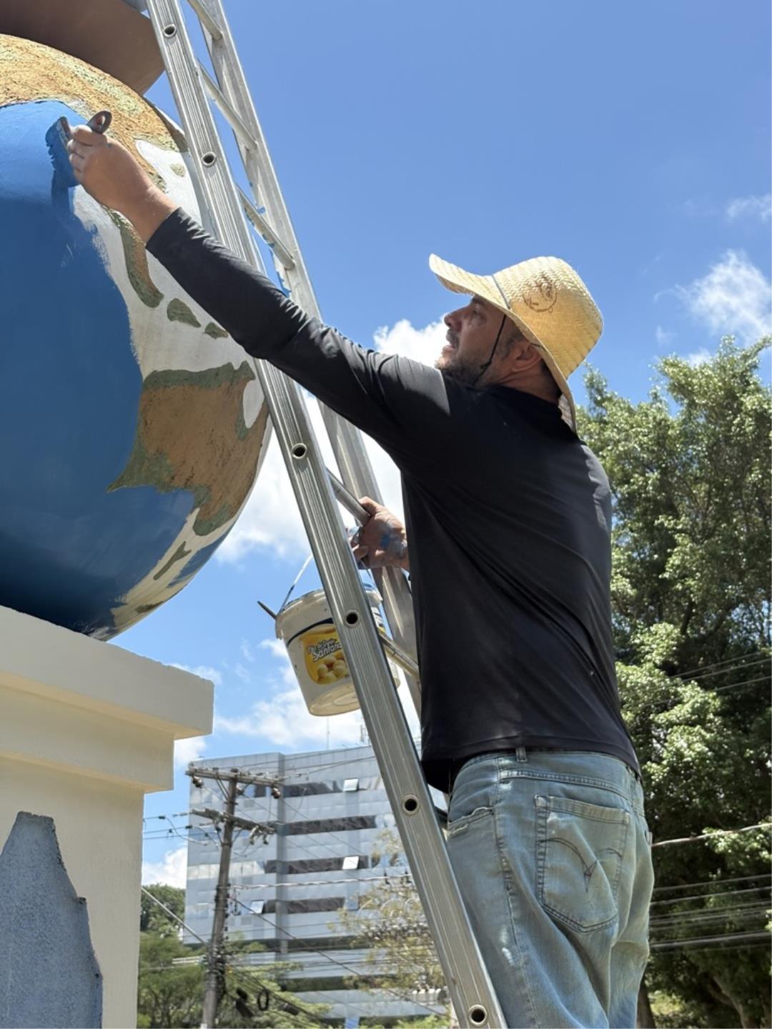 Secretaria de Cultura e Turismo realiza revitaliza&ccedil;&atilde;o da imagem da padroeira de Bragan&ccedil;a Paulista (8)