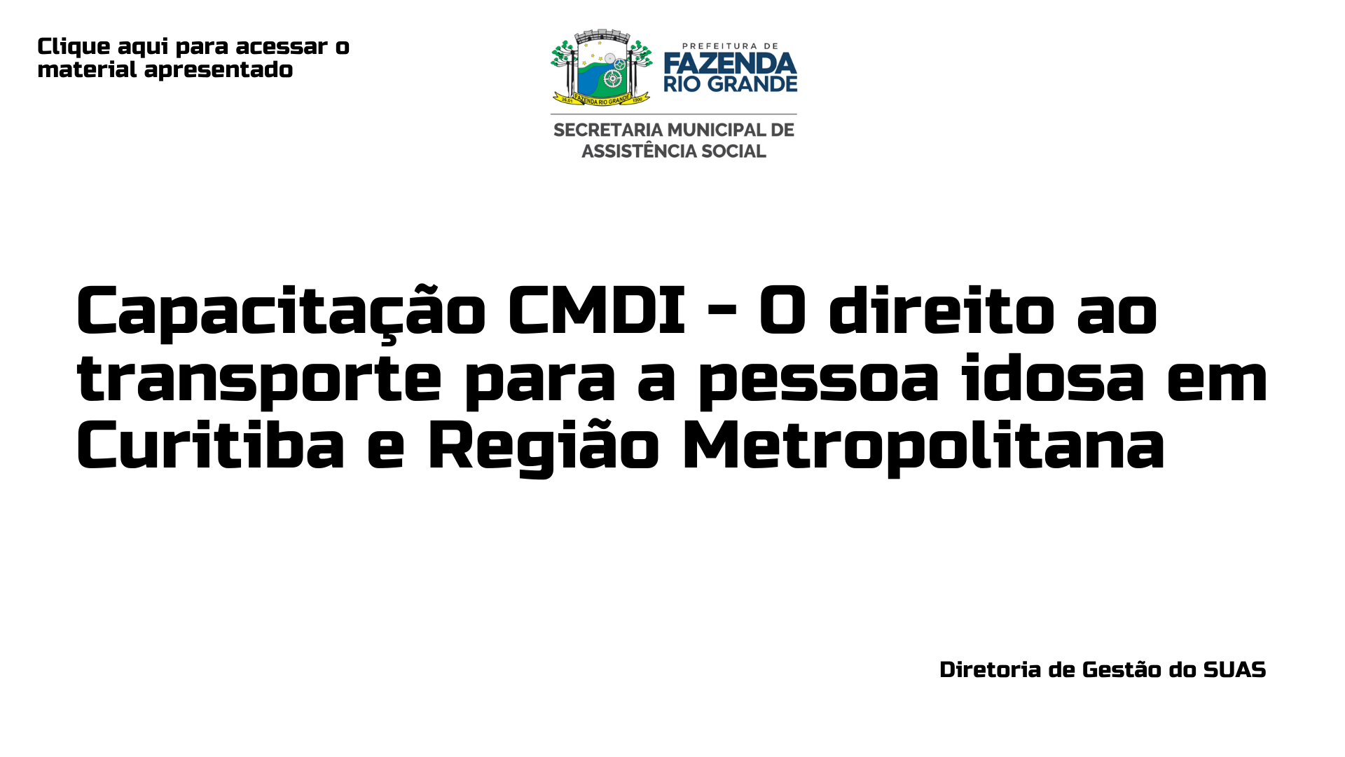 Capa Carteira da Pessoa Idosa com Clique Aqui