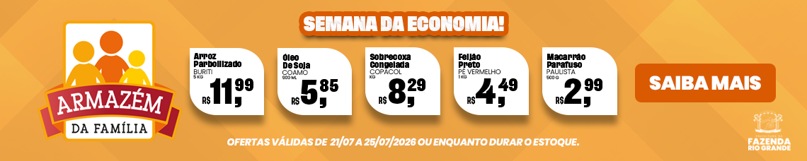 Ofertas Armazém da Família 21 a 25 de Julho