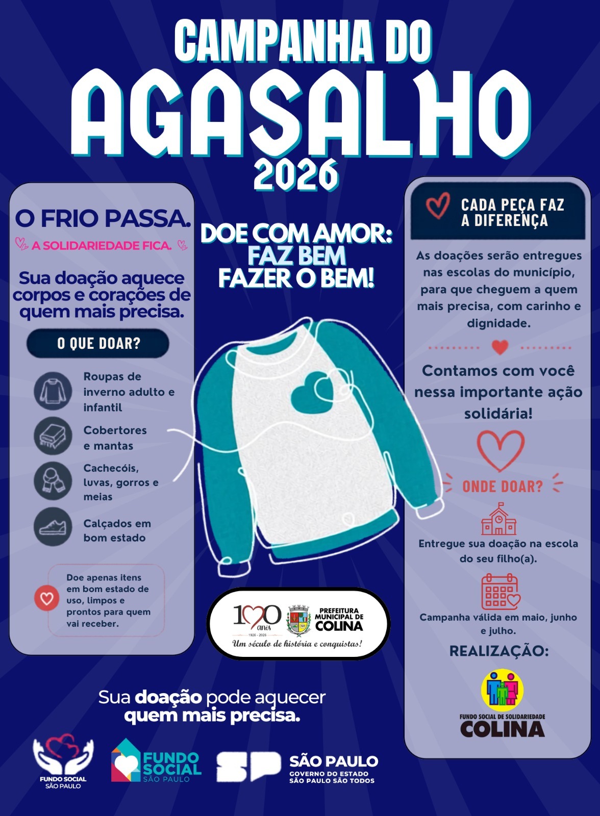 Campanha do agasalho