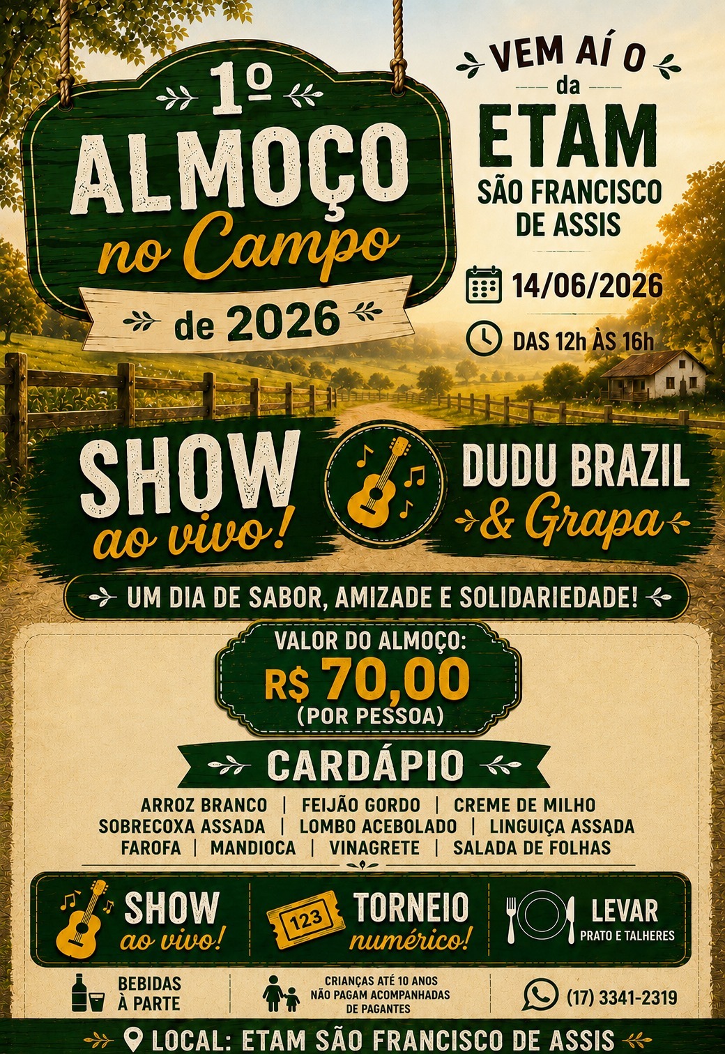 Almoço no campo