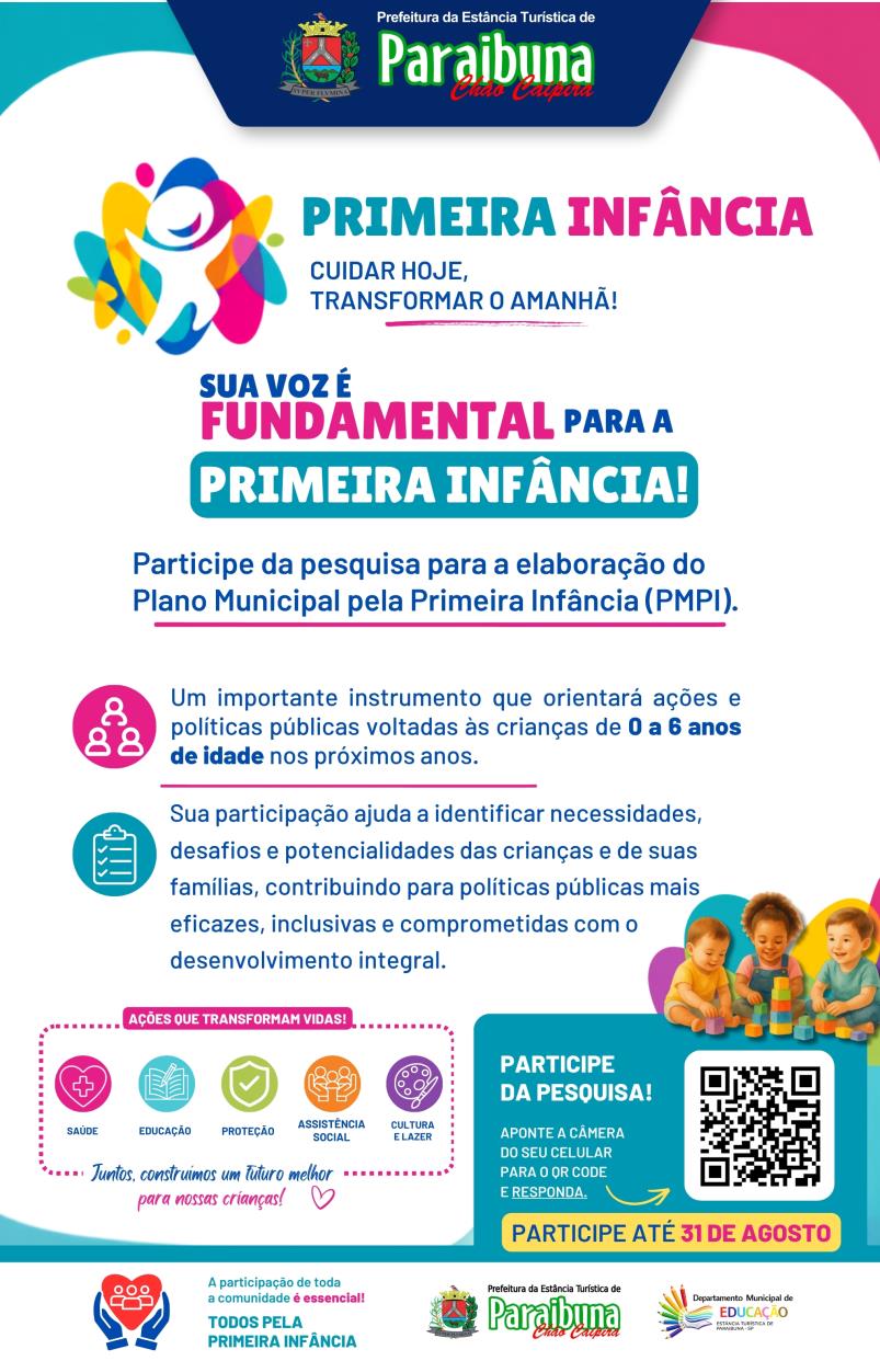 pesquisa do Plano Municipal pela Primeira Infância