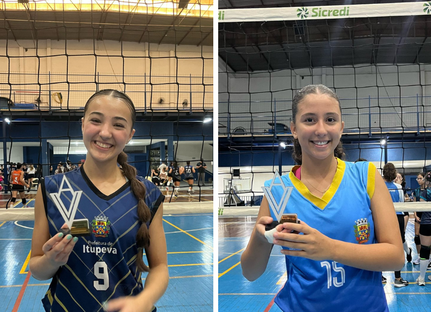 Júllia Cortezani (sub-17) e Sophia (sub-15) foram os destaques em suas partidas
