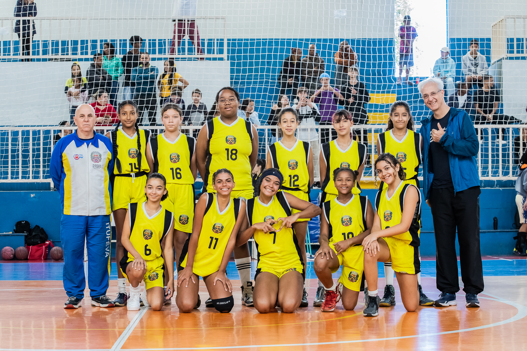 Equipe feminina de Itupeva vence duelos pela Liga Vinhedo de