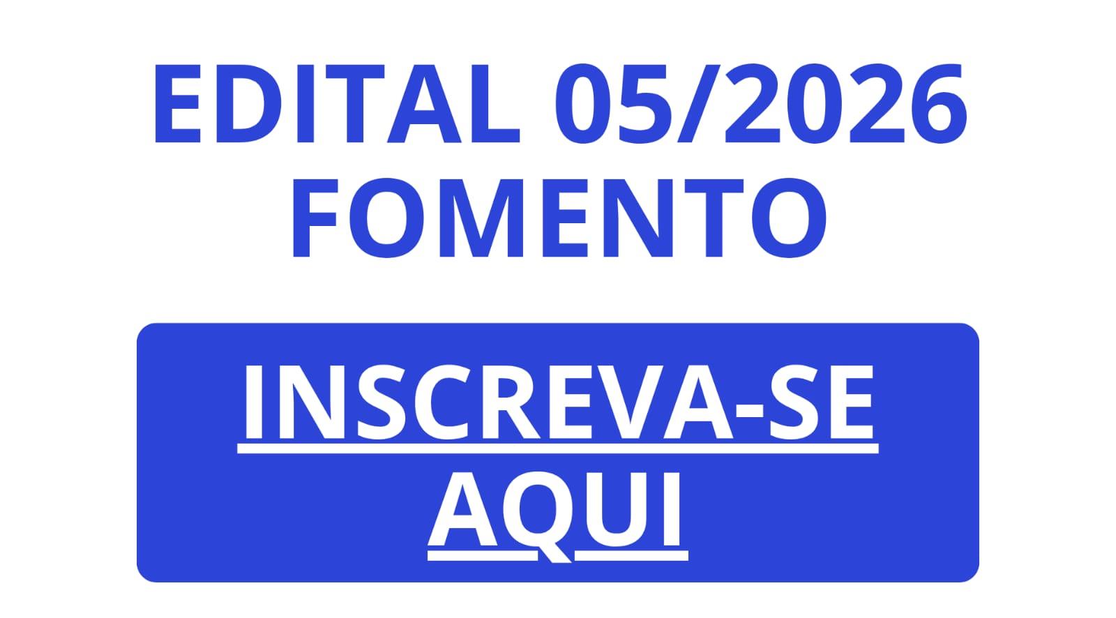 INSCRIÇÃO EDITAL 05