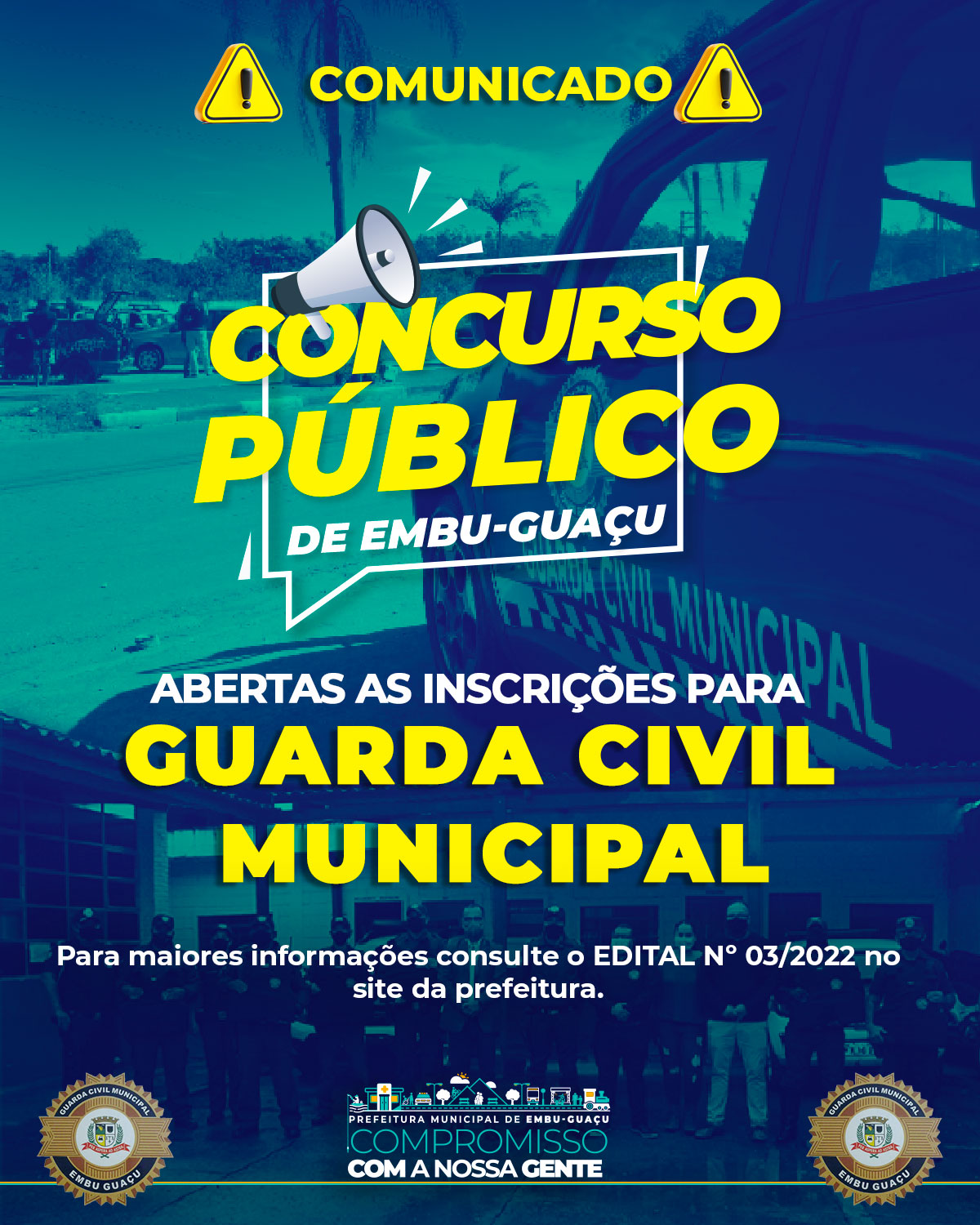 Edital N° 03 Concurso Público Guarda Civil Municipal Prefeitura De Embu Guaçu 7185